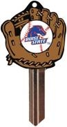 KW10 BOISE STATE UNIVERSITY BASEBALL PVC JMA KEY BLANK