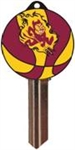 KW10 ARIZONA STATE UNIVERSITY BASKETBALL PVC JMA KEY BLANK