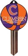 KW10 CLEMSON BASKETBALL PVC JMA KEY BLANK