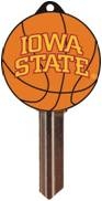 KW10 IOWA STATE UNIVERSITY BASKETBALL PVC JMA KEY BLANK