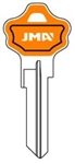 KW10 COLORMATIC ORANGE KWIKSET JMA KEY BLANK