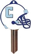 KW10 COLUMBIA UNIVERSITY FOOTBALL PVC JMA KEY BLANK