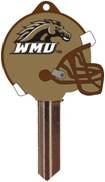 KW10 MICHIGAN UNIVERSITY FOOTBALL PVC JMA KEY BLANK