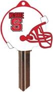 KW10 NORTH CAROLINA STATE UNIVERSITY FOOTBALL PVC JMA KEY BLANK