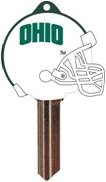 KW10 OHIO UNIVERSITY FOOTBALL PVC JMA KEY BLANK