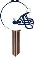 KW10 PENNSYLVANIA STATE UNIVERSITY FOOTBALL PVC JMA KEY BLANK