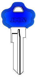 KW10 COLOR PLASTIC BLUE KWIKSET JMA KEY BLANK