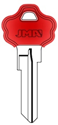 KW10 COLOR PLASTIC RED KWIKSET JMA KEY BLANK