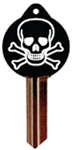 KW10 SKULL  PVC JMA KEY BLANK