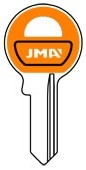 M1 COLORMATIC ORANGE MASTER LOCK JMA KEY BLANK