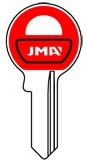 M1 COLORMATIC RED MASTER LOCK JMA KEY BLANK