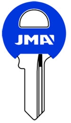 M1 COLOR PLASTIC BLUE MASTER LOCK JMA KEY BLANK