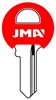 M1 COLOR PLASTIC RED MASTER LOCK JMA KEY BLANK