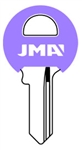 M1 COLOR PLASTIC PURPLE MASTER LOCK JMA KEY BLANK