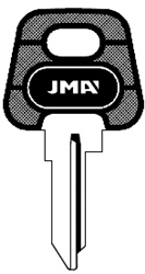 NE-3.P FIAT JMA PLASTIC HEAD KEY BLANK