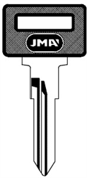 VL6P VOLVO JMA PLASTIC HEAD KEY BLANK