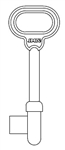 PHI-4Z PHILLIPS BIT & BARREL JMA KEY BLANK