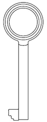 R-1G UNIVERSAL BIT & BARREL JMA KEY BLANK