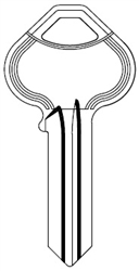 RU45 / 5D1R RUSSWIN PROLINE KEY BLANK