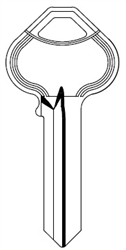 RU46 / 6D1R RUSSWIN PROLINE KEY BLANK