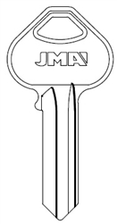 1011D4 RUSSWIN JMA KEY BLANK