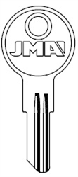 BAU1 / 1618 BAUER JMA KEY BLANK