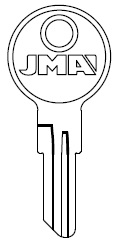 BAU1R / 1618R BAUER JMA KEY BLANK