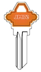 SC1 COLORMATIC ORANGE MASTER LOCK JMA KEY BLANK