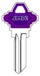 SC1 COLORMATIC PURPLE MASTER LOCK JMA KEY BLANK