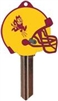 SC1 ARIZONA STATE UNIVERSITY FOOTBALL PVC JMA KEY BLANK