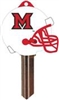 SC1 MIAMI UNIVERSITY FOOTBALL PVC JMA KEY BLANK