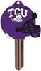 SC1 TEXAS CHRISTIAN UNIVERSITY FOOTBALL PVC JMA KEY BLANK