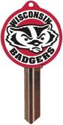 SC1 UNIVERSITY OF WISCONSIN LOGO PVC JMA KEY BLANK