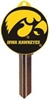 SC1 UNIVERSITY OF IOWA LOGO PVC JMA KEY BLANK