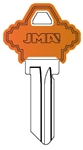 SC1 COLOR PLASTIC ORANGE SCHLAGE JMA KEY BLANK