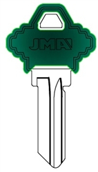 SC1 COLOR PLASTIC GREEN SCHLAGE JMA KEY BLANK