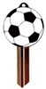 SC1 SOCCERBALL PVC JMA KEY BLANK