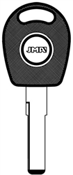 TP08HU-HAA.P1 VOLKSWAGEN JMA TRANSPONDER KEY BLANK (HU66T6)