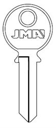 TRI-7D TRI-CIRCLE JMA KEY BLANK