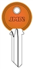 Y1 COLOR PLASTIC ORANGE YALE JMA KEY BLANK