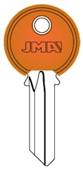 Y1 COLOR PLASTIC ORANGE YALE JMA KEY BLANK