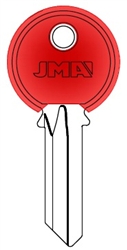 Y1 COLOR PLASTIC RED YALE JMA KEY BLANK