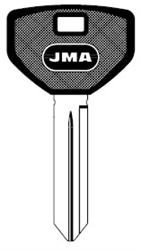 Y154P CHRYSLER JMA PLASTIC HEAD KEY BLANK