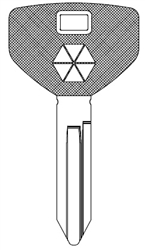Y155P CHRYSLER PROLINE PLASTIC HEAD KEY BLANK
