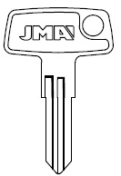 YH27 / X68 YAMAHA JMA KEY BLANK