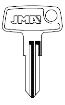 YH28 / X67 YAMAHA JMA KEY BLANK