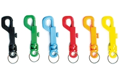 PLASTIC KEY CLIP MODEL 2222 12 PIECE DISPLAY ASSORTED COLORS