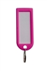 PLASTIC KEY TAGS MODEL 1 PINK 50 PIECE BOX