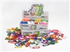 PLASTIC KEY TAGS MODEL 2 ASSORTED COLORS 200 PIECE BOX