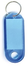PLASTIC KEY TAGS MODEL 3 BLUE 50 PIECE BOX